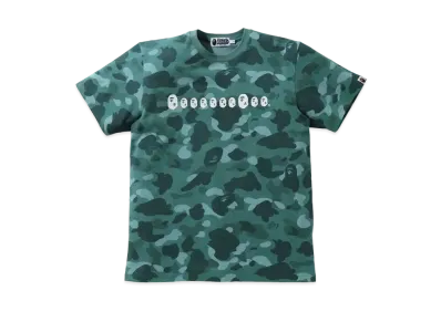A BATHING APE COLOR CAMO APE HEAD TEE "Green"