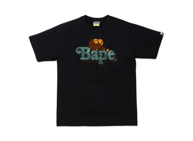 A BATHING APE COLOR CAMO MILO ON BAPE TEE "Black/Green"