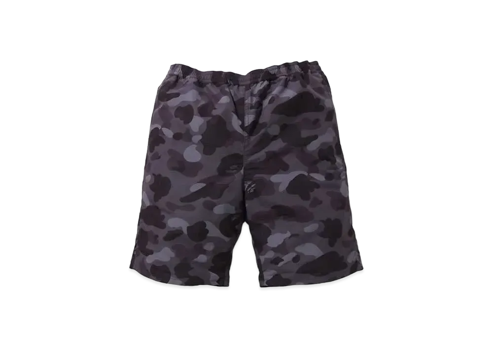 A BATHING APE COLOR CAMO REVERSIBLE SHORTS "Burgundy"