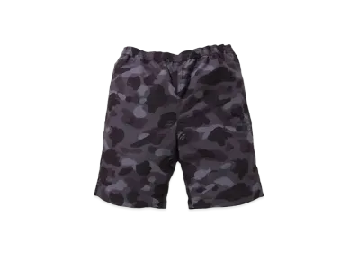 A BATHING APE COLOR CAMO REVERSIBLE SHORTS "Burgundy"