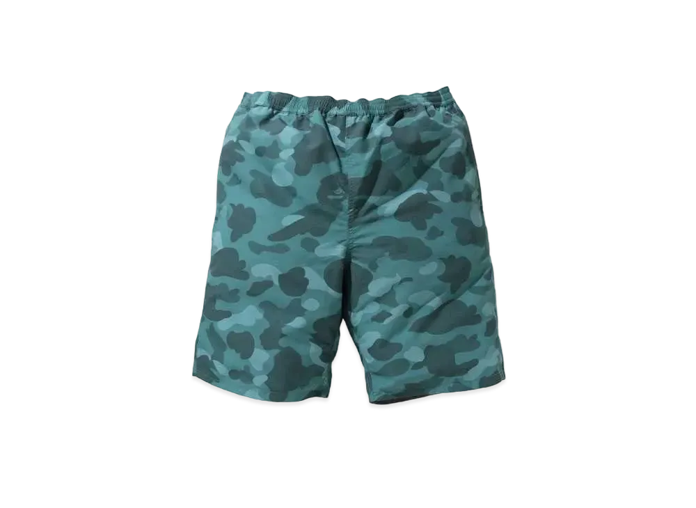 A BATHING APE COLOR CAMO REVERSIBLE SHORTS "Green"