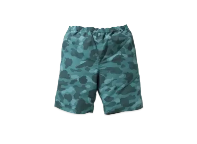 A BATHING APE COLOR CAMO REVERSIBLE SHORTS "Green"