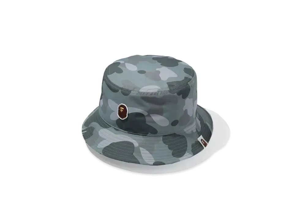 A BATHING APE COLOR CAMO BUCKET HAT "Grey"