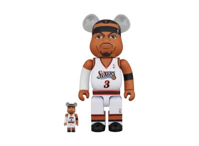 Bearbrick Allen Iverson (Philadelphia 76ers)100% & 400%