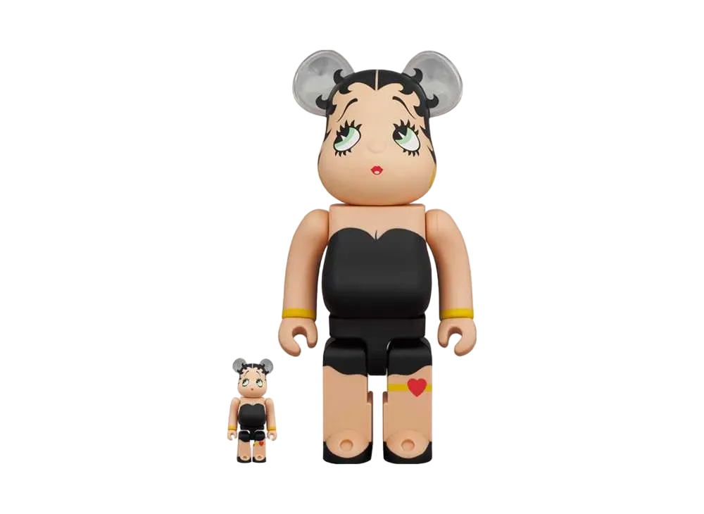 Bearbrick Betty Boop(TM) BLACK Ver. 100% & 400%