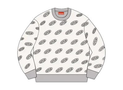 Supreme Liner Crewneck "White"