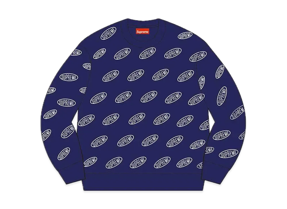 Supreme Liner Crewneck "Washed Navy"