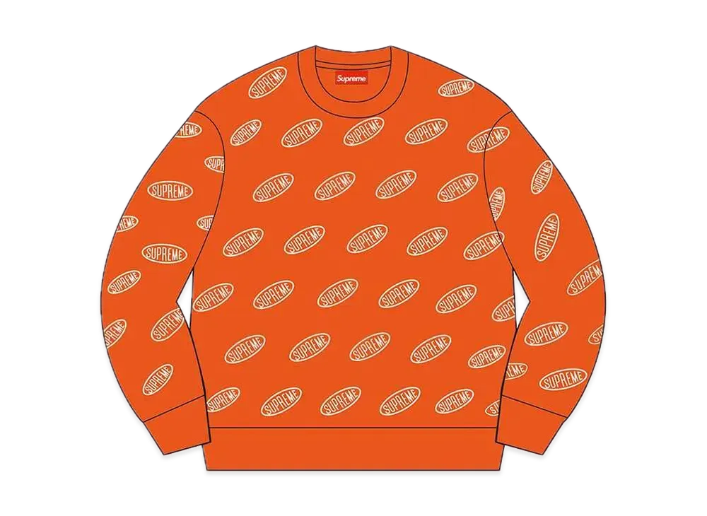 Supreme Liner Crewneck "Orange"