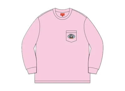 Supreme Vampire Boy L/S Pocket Tee "Pink"