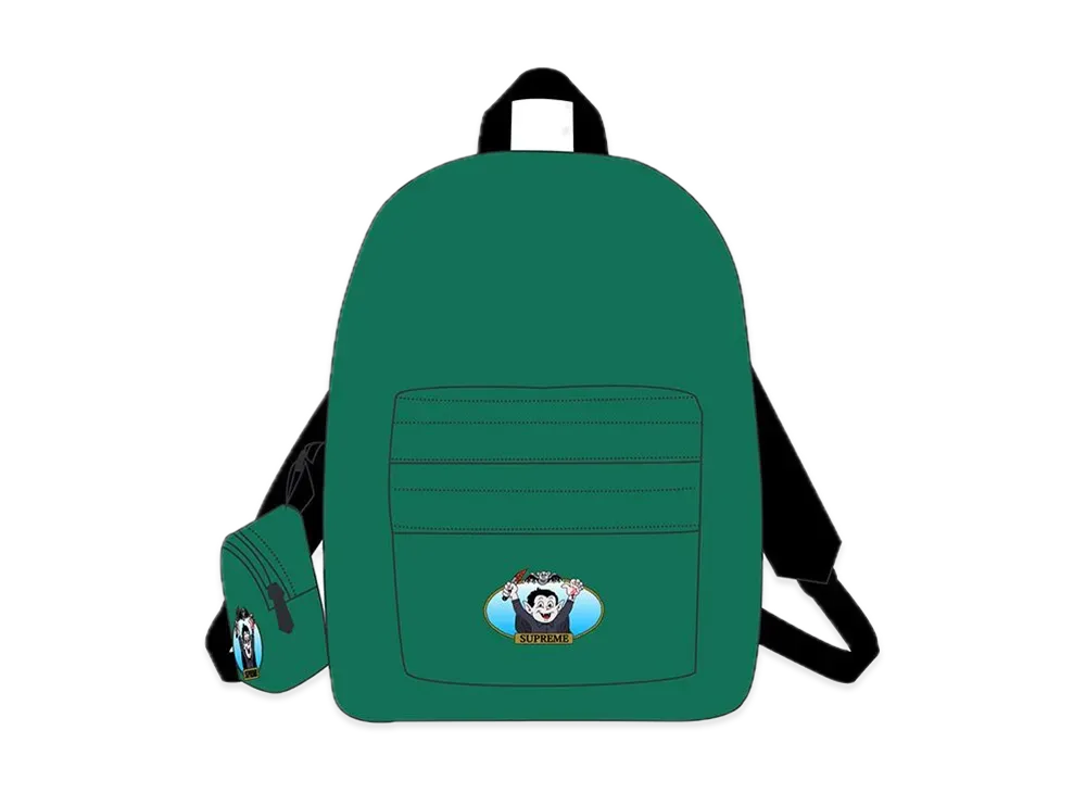 Supreme Vampire Boy Backpack "Green"