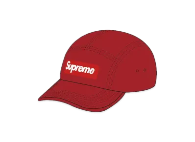 Supreme Leather Camp Cap "Red"