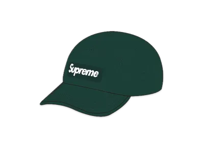 Supreme Leather Camp Cap "Green"