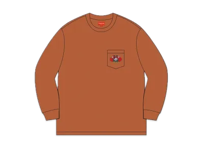 Supreme Vampire Boy L/S Pocket Tee "Rust"