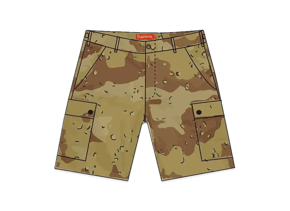 Supreme Overdyed Camo Cargo Short 