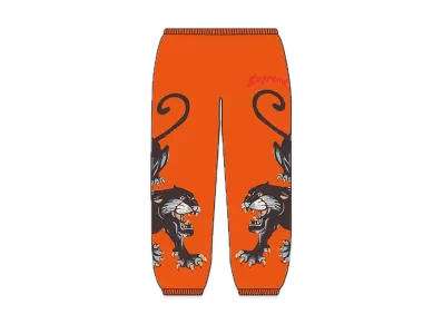 Supreme Panther Sweatpant "Orange"