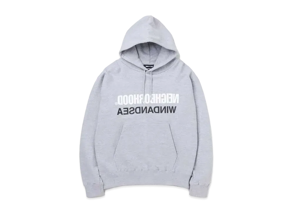 NEIGHBORHOOD WIND AND SEA NHWDS / C-HOODED . LS "Grey"