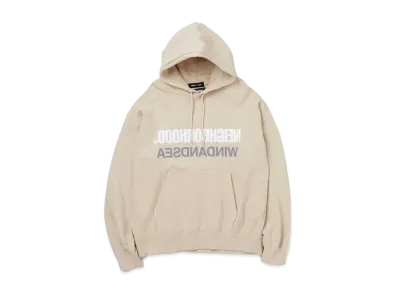 NEIGHBORHOOD WIND AND SEA NHWDS / C-HOODED . LS "Beige"