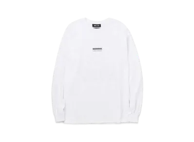 NEIGHBORHOOD WIND AND SEA NHWDS-1 / C-TEE . LS "White"