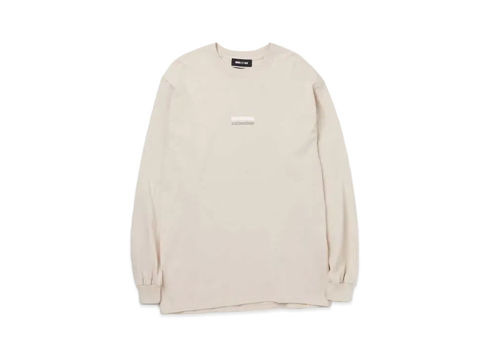 NEIGHBORHOOD WIND AND SEA NHWDS-1 / C-TEE . LS "Beige"