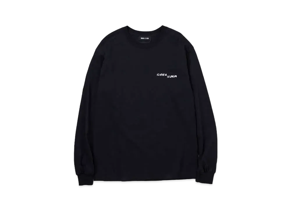 NEIGHBORHOOD WIND AND SEA NHWDS-2 / C-TEE . LS "Black"