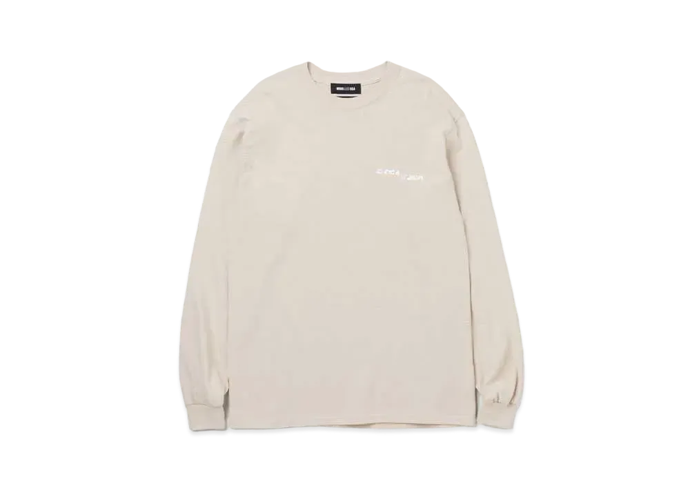 NEIGHBORHOOD WIND AND SEA NHWDS-2 / C-TEE . LS "Beige"