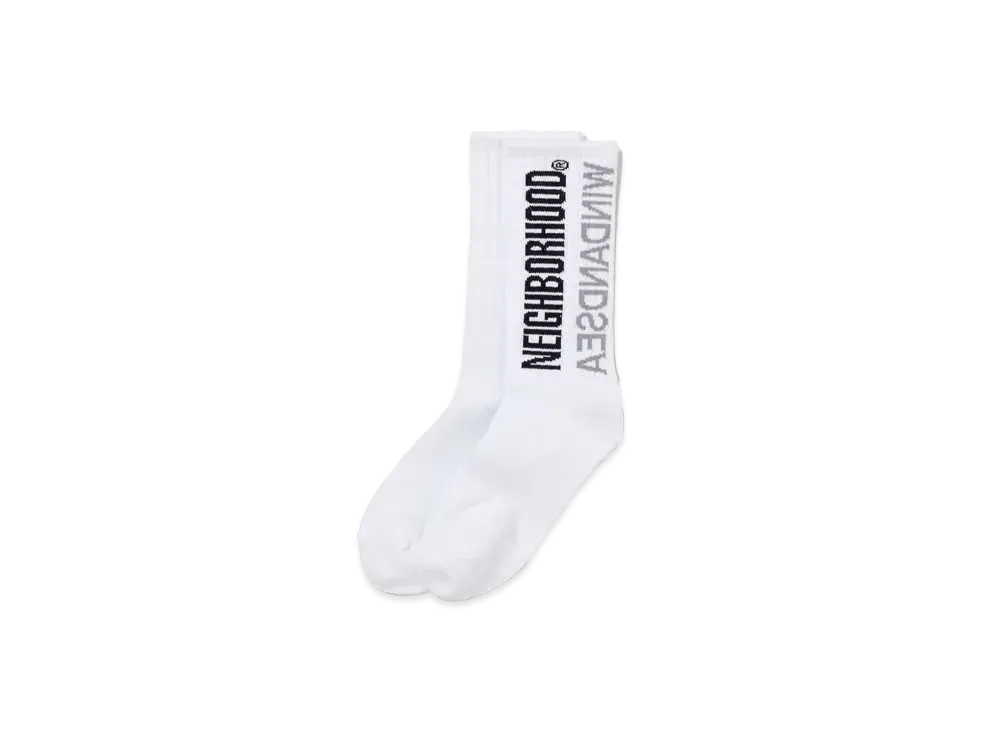 NEIGHBORHOOD WIND AND SEA NHWDS / CA-SOCKS "White"
