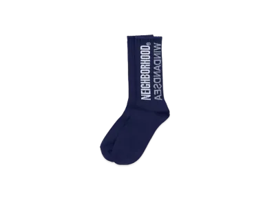 NEIGHBORHOOD WIND AND SEA NHWDS / CA-SOCKS "Navy"