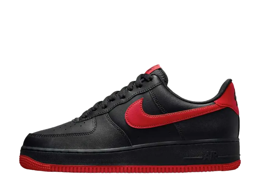 ナイキ エアフォース1 ロー "ブラック/レッド"