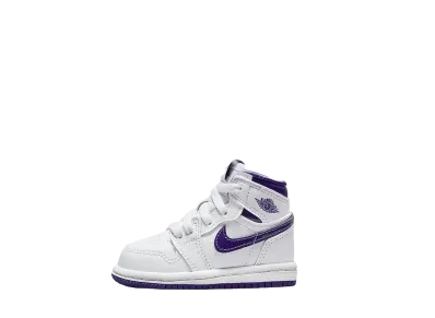 ナイキ TD エアジョーダン1 ハイ OG "コートパープル"(キッズ)