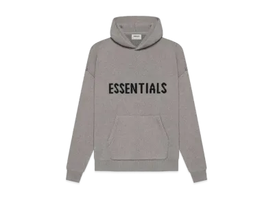 FEAR OF GOD ESSENTIALS Knit Pullover "Dark Heather Oatmeal"