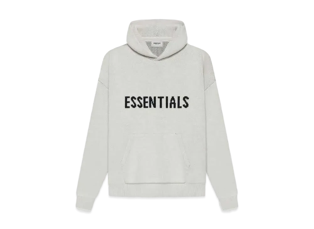 FEAR OF GOD ESSENTIALS Knit Pullover "Light Heather Oatmeal"