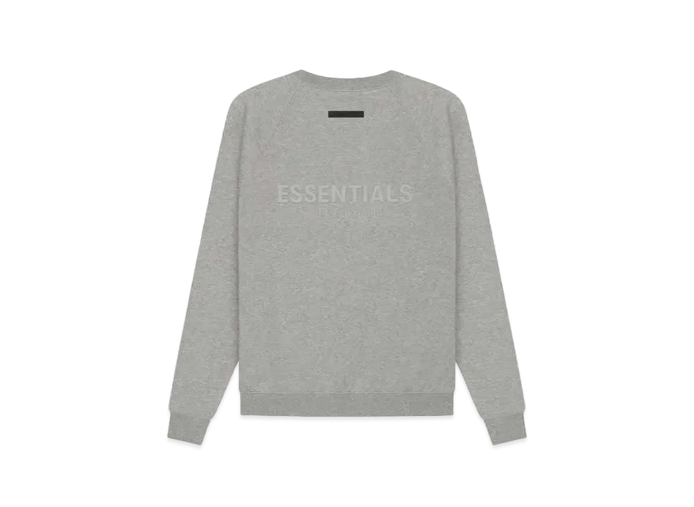 FEAR OF GOD ESSENTIALS Pull-Over Crewneck "Dark Heather Oatmeal"