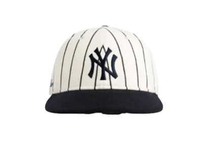 NEW ERA x Aime Leon Dore Wool Pinstripe Yankee Hat "White/Navy"