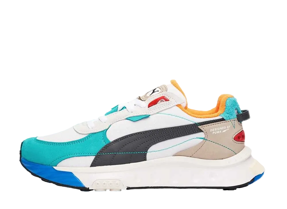 PUMA WILD RIDER LAYERS "WHITE/VIRDIAN GREEN"