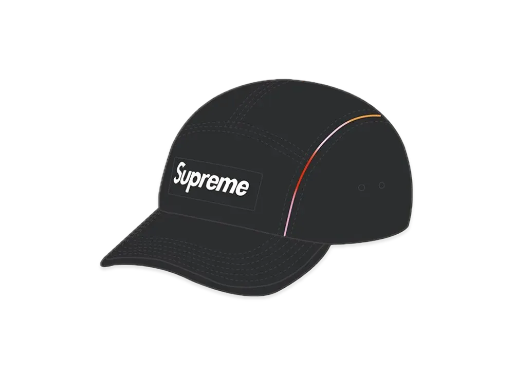 Supreme Gradient Piping Camp Cap "Black"