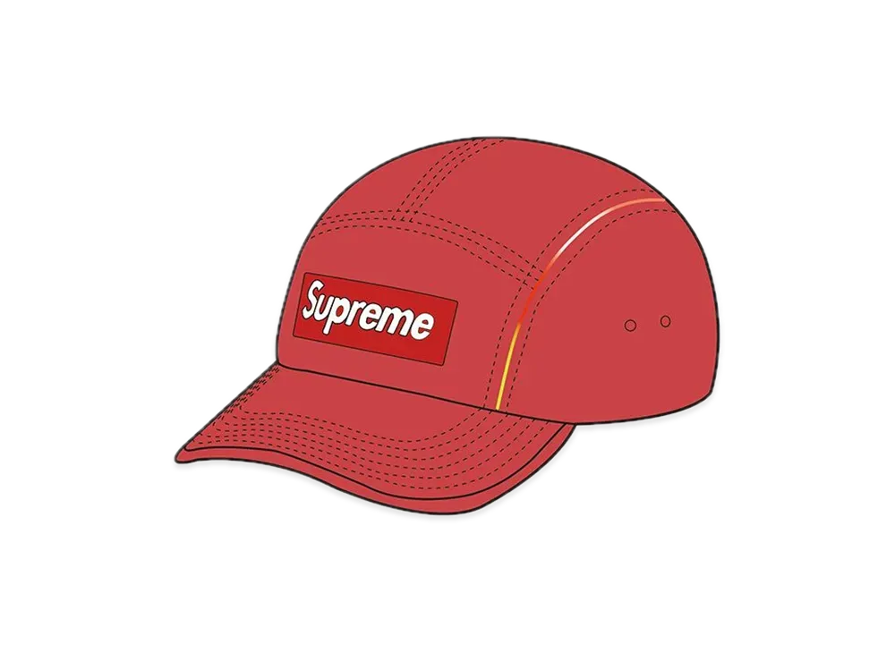 Supreme Gradient Piping Camp Cap "Red"