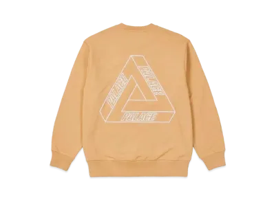 PALACE Outliner Mit Designer Crew "Sand"