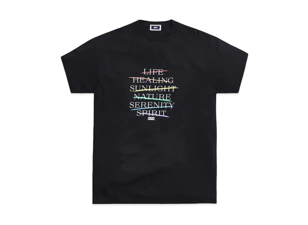 Kith Pride Meaning Tee "Black"