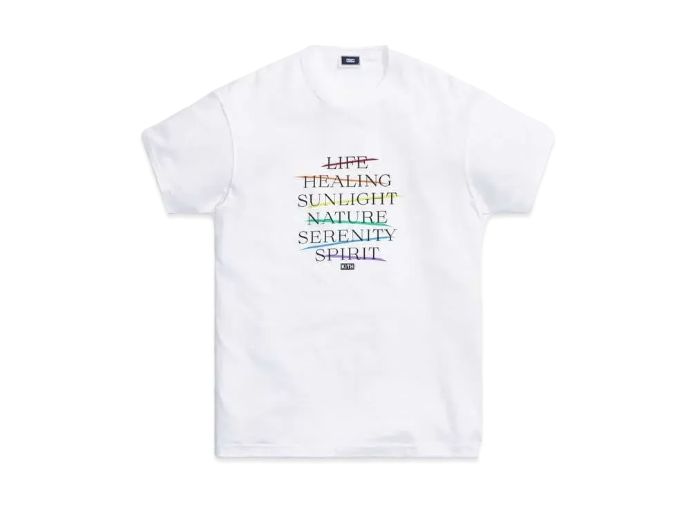 Kith Pride Meaning Tee "White"