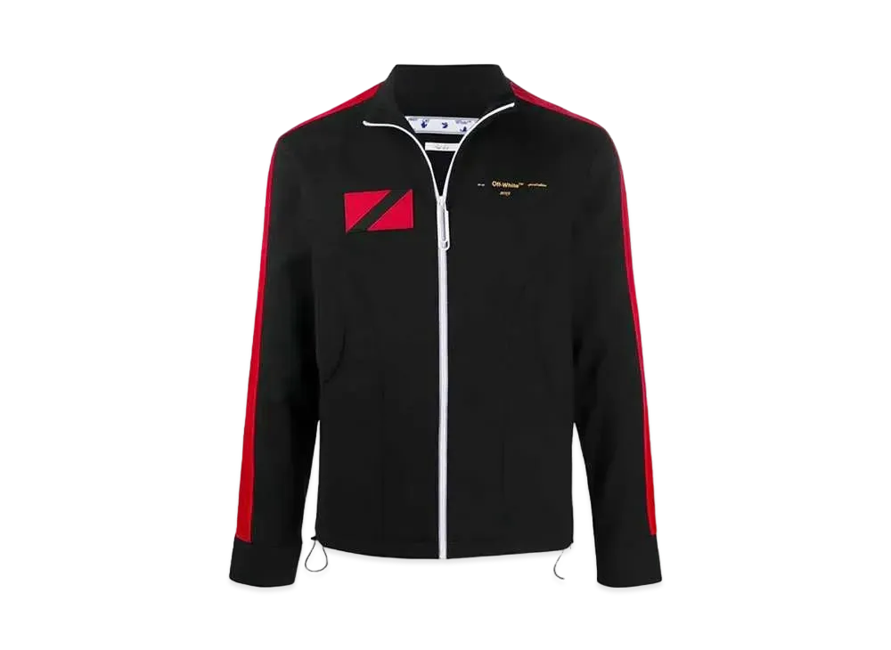 OFF-WHITE x Theophilus London Logo-Print Track Jacket "Black"