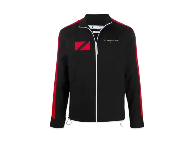 OFF-WHITE x Theophilus London Logo-Print Track Jacket "Black"