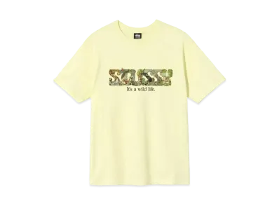 Stussy ITS A WILD LIFE TEE "Yellow"