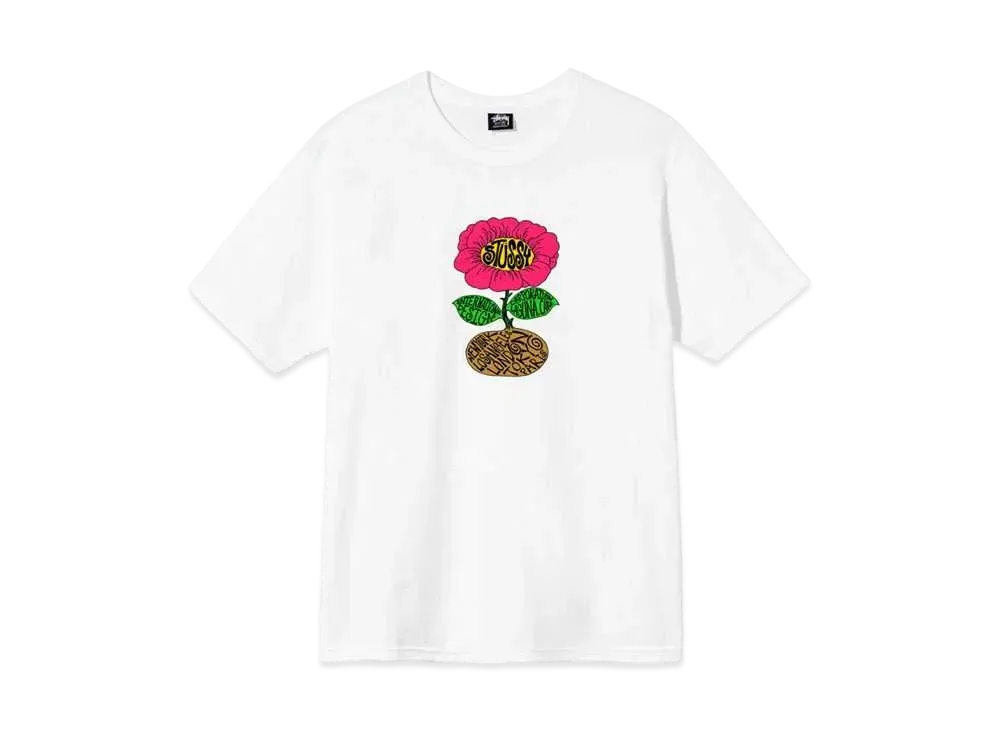 Stussy SUNFLOWER TEE "White"