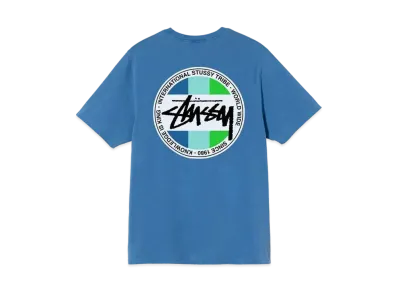 Stussy CLASSIC DOT DYED TEE "Blue"