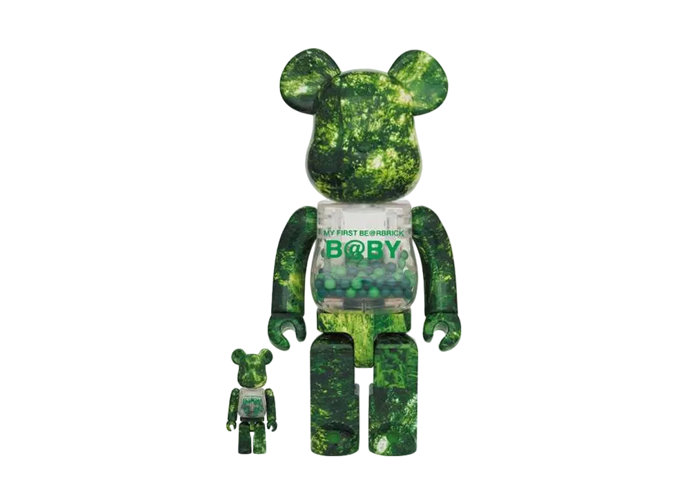 Bearbrick MY FIRST BE@RBRICK B@BY FOREST GREEN Ver. 100% & 400%