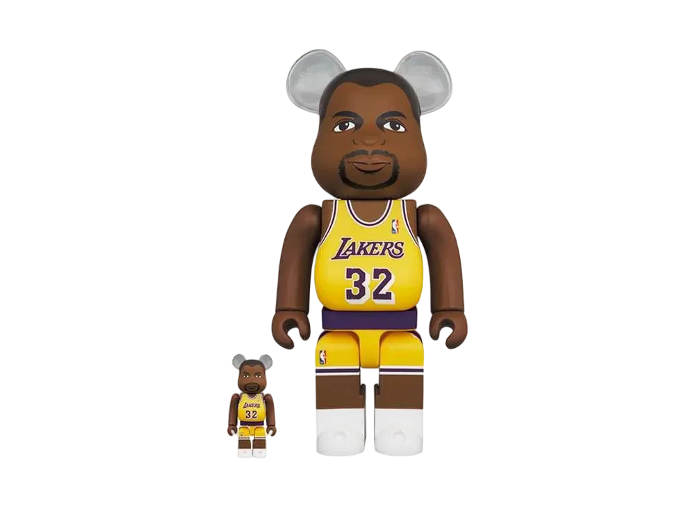 Bearbrick Magic Johnson(Los Angeles Lakers) 100% & 400%