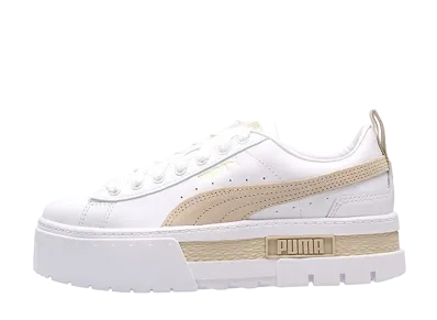 プーマ ウィメンズ メイズレザー "ホワイト/ペヨーテ"
