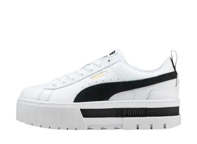 プーマ ウィメンズ メイズレザー "ホワイト/ブラック"