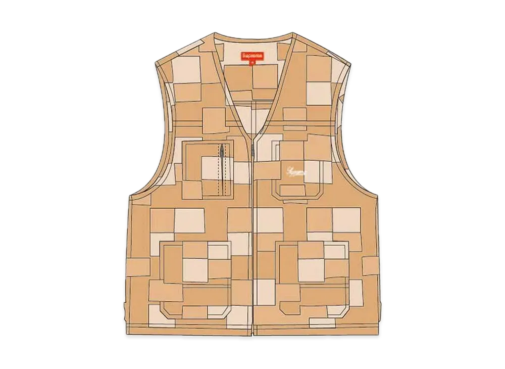 Supreme Patched Denim Vest 