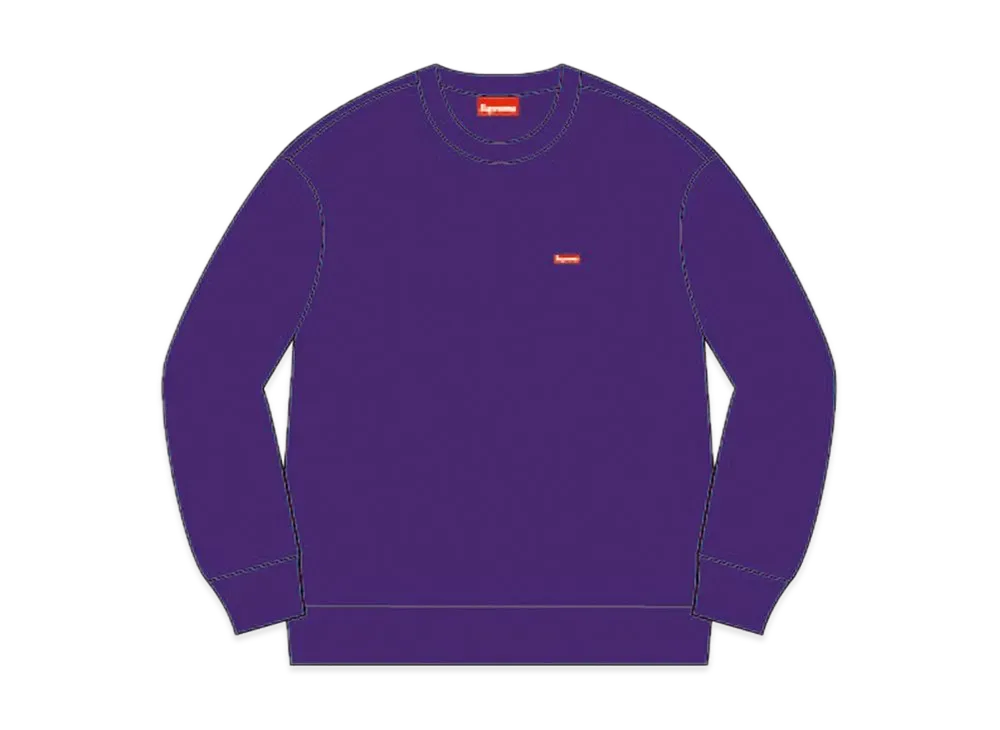 Supreme Small Box Crewneck "Purple" (21SS)